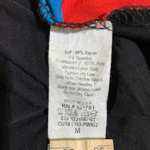 Pixley Lace and Floral Cap Sleeve Top Size M - Picture 5 of 6